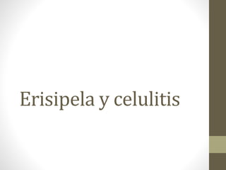 Erisipela y celulitis
 