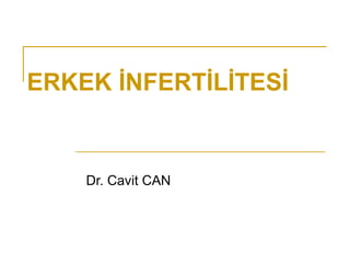 ERKEK İNFERTİLİTESİ

Dr. Cavit CAN

 