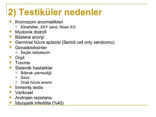 Erkek Infertilitesi Ve Temel Semen Analizi Ppt Indir