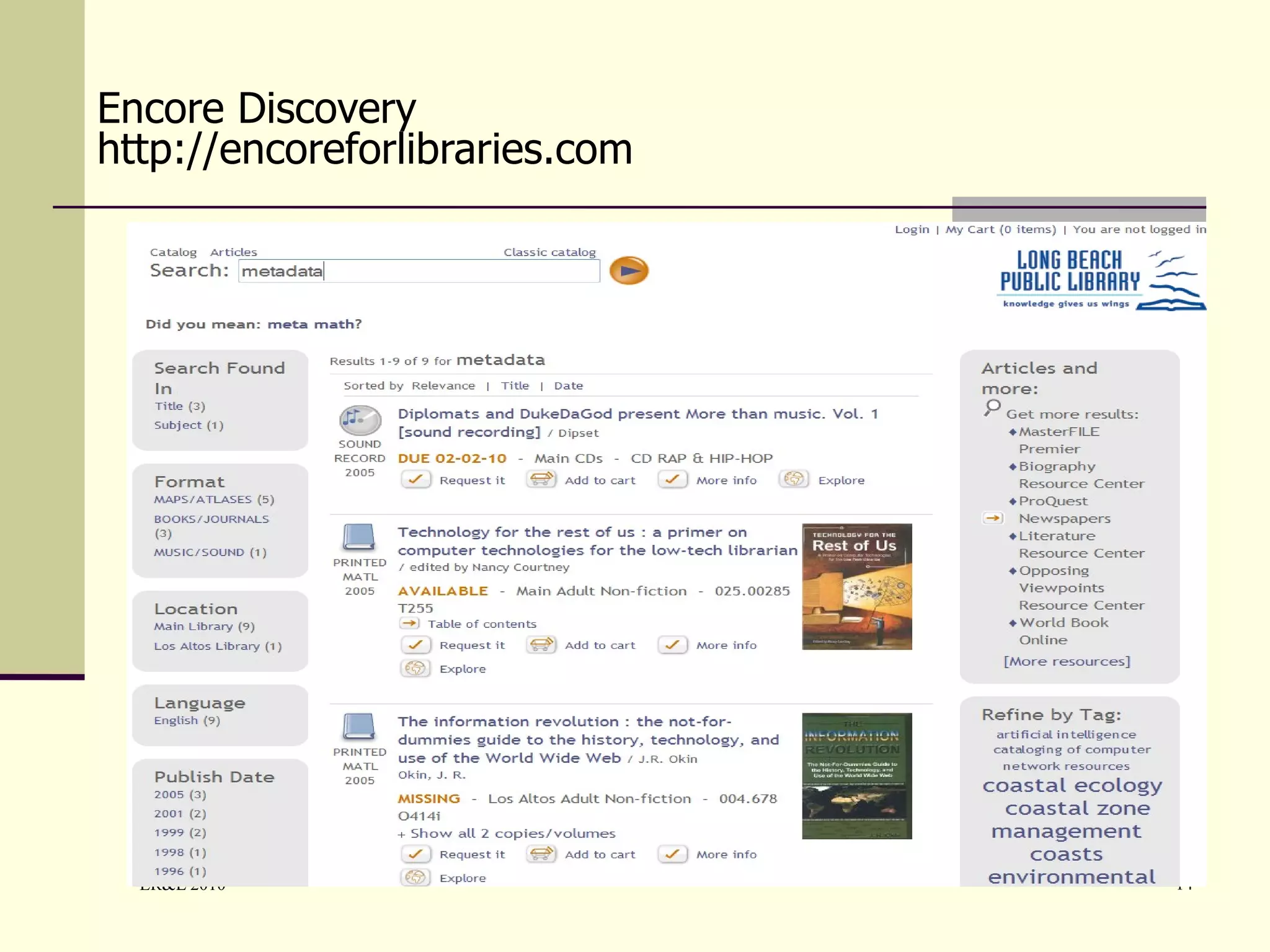 Encore Discovery  http://encoreforlibraries.com 