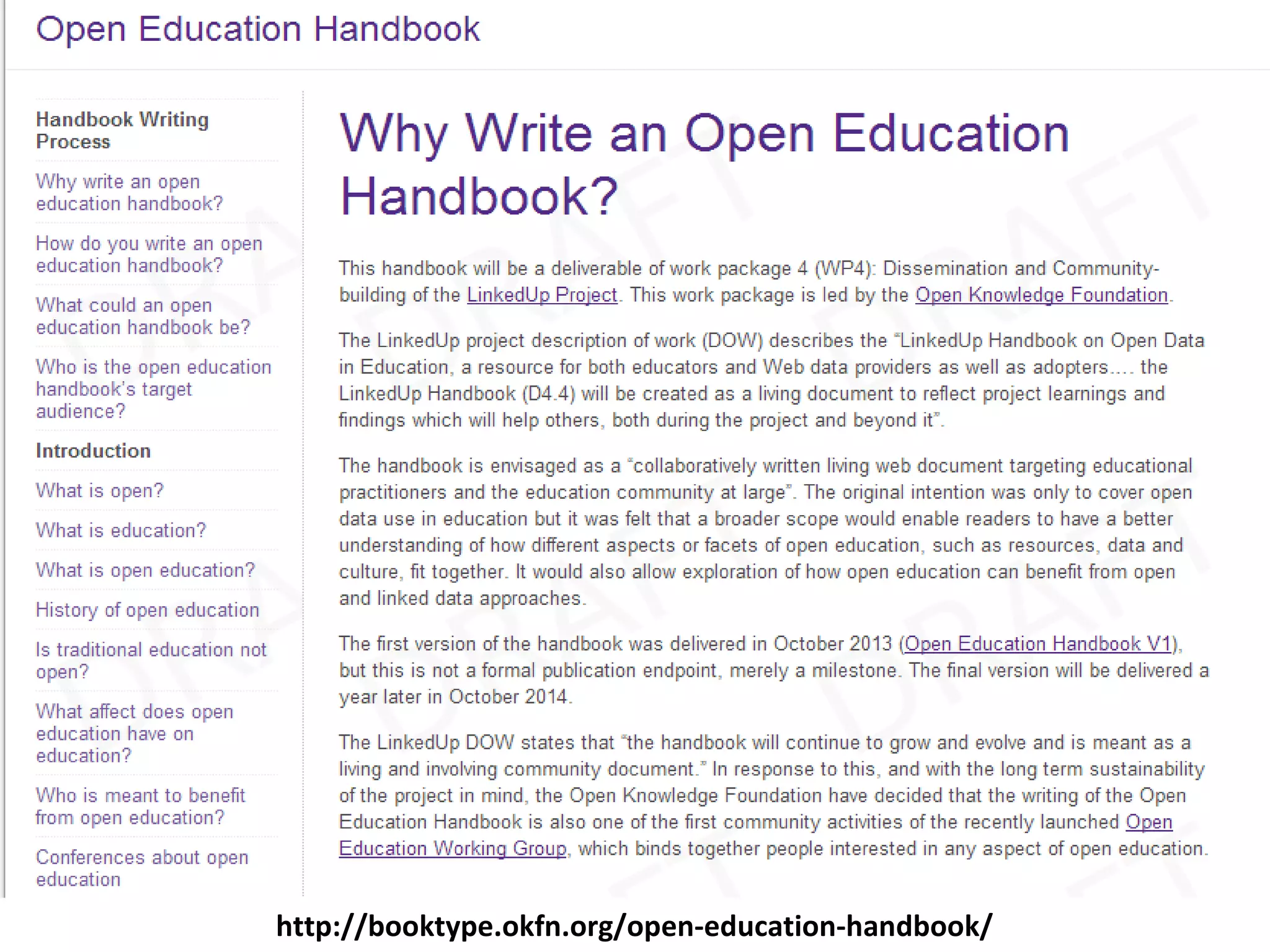 http://booktype.okfn.org/open-education-handbook/
 