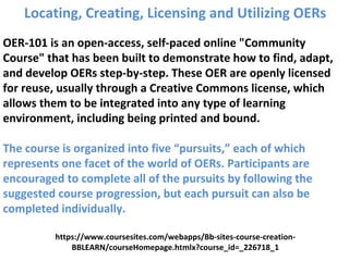 Open Educational Resources & MOOC | PPT
