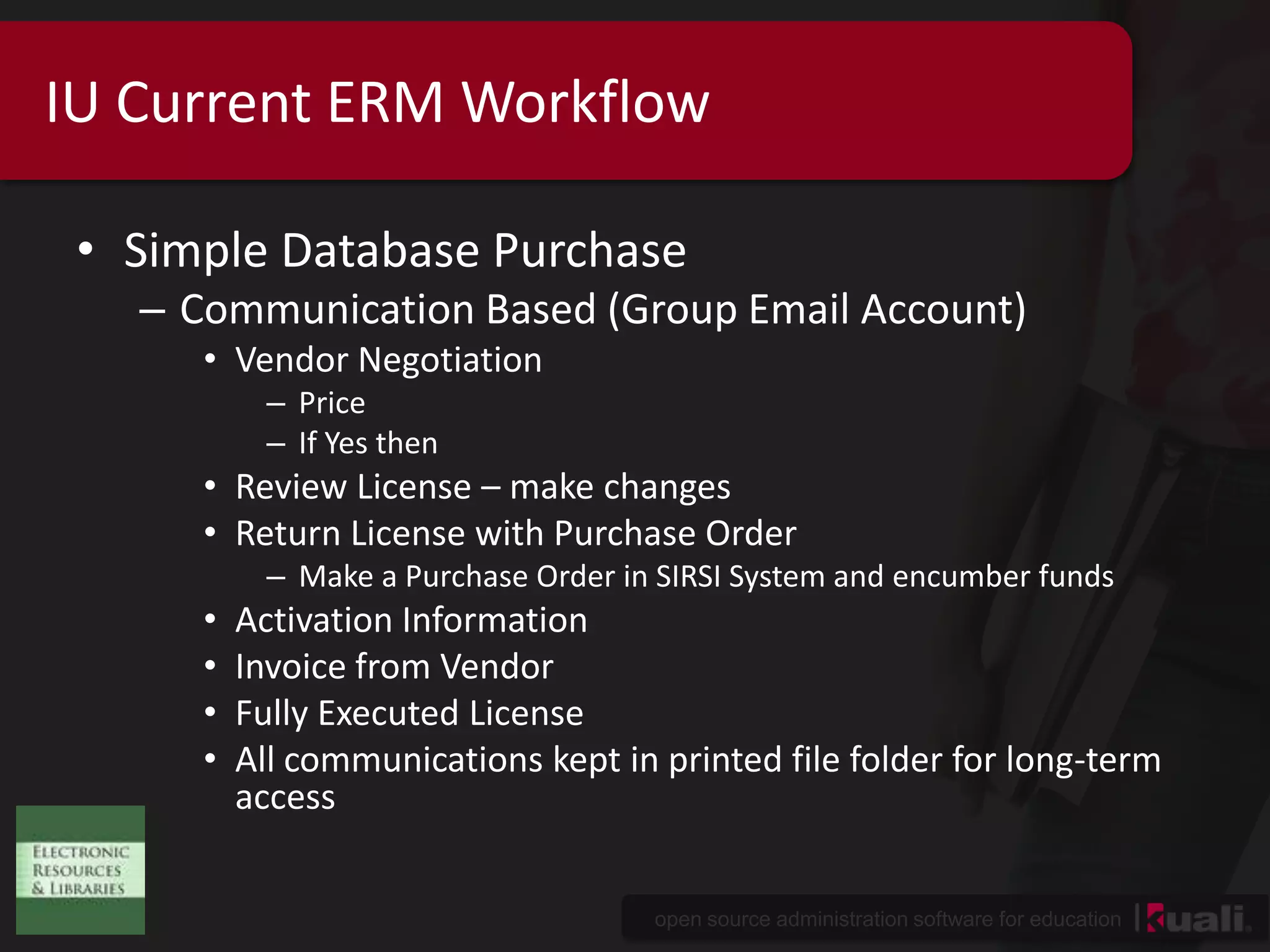 Other UsesBatch MARC loading requestsWorkflow for purchasing microfilm to replace newspaper archivesNew proxy requestsCommunication between library reference desk and IT department for patrons who need computer support