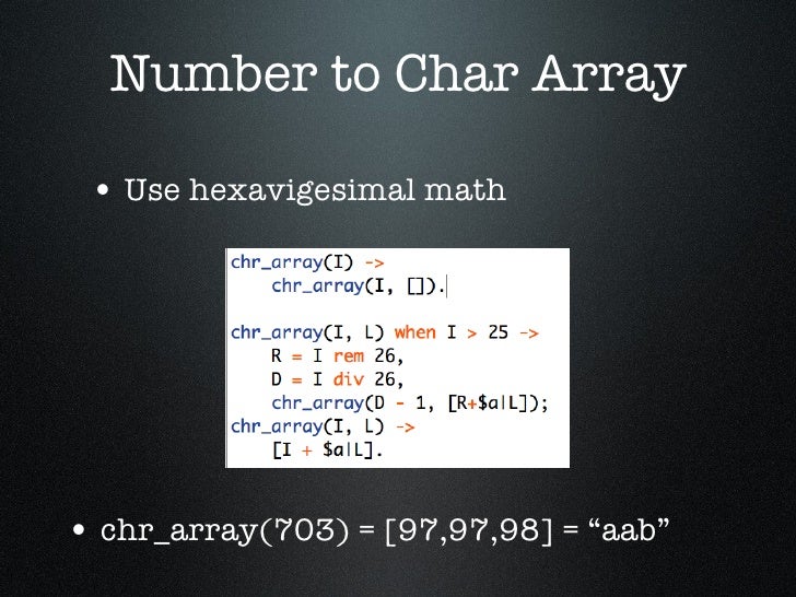 Erlang Concurrency