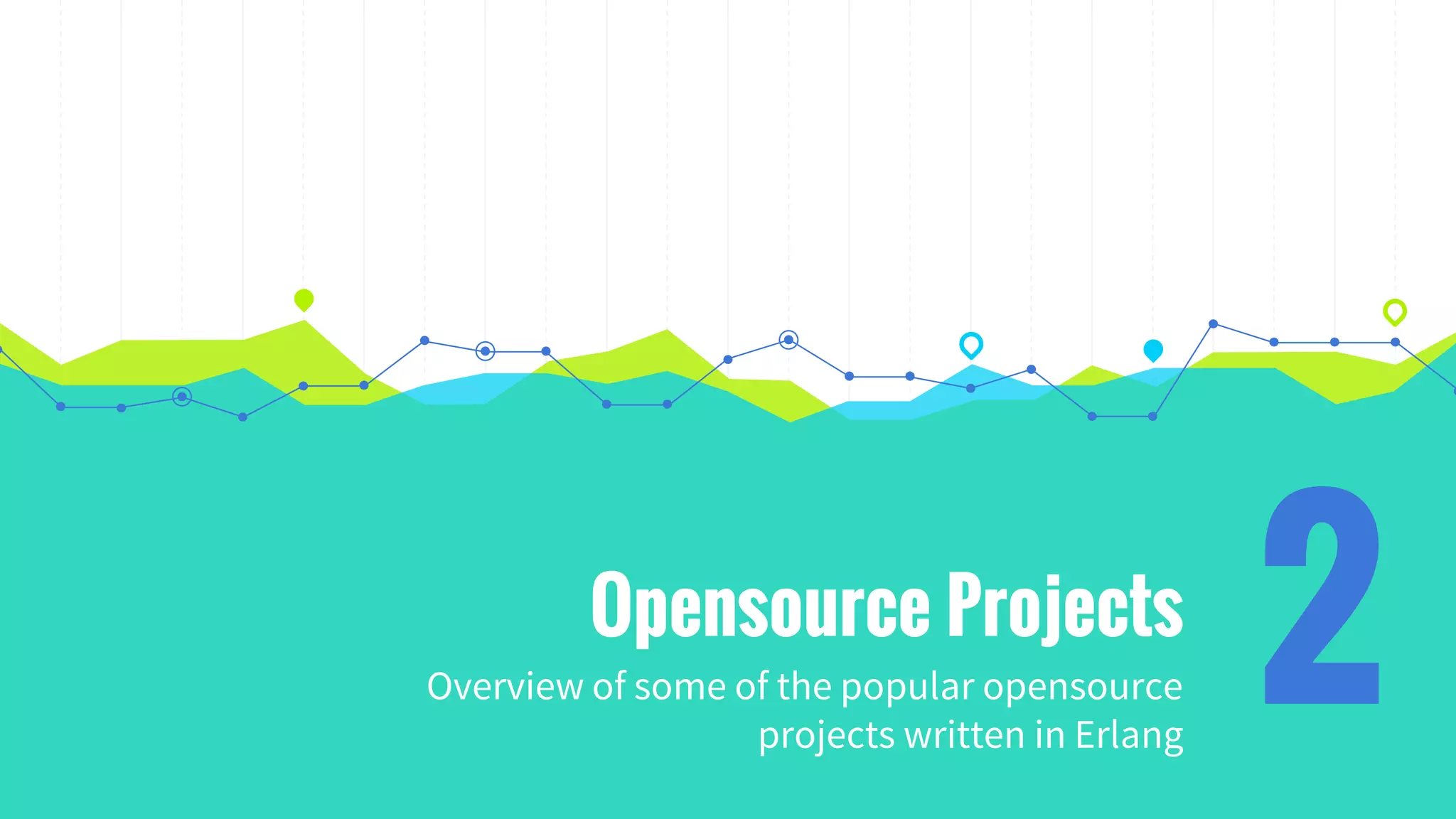 Opensource Projects
Overview of some of the popular opensource
projects written in Erlang
2
 