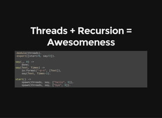 Erlang and Elixir | PDF