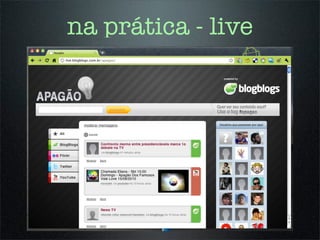 na prática - live
 