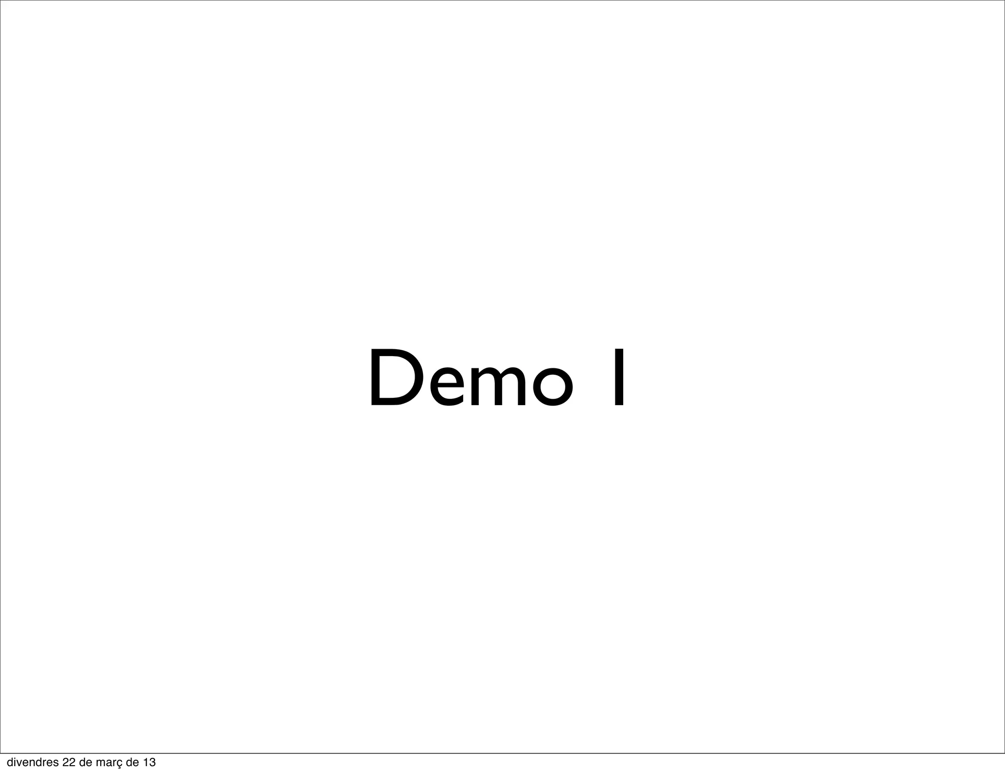 Supervised processes
     processes can be monitored by other
      processes, handling its termination


       Pa




                                  Pb
 