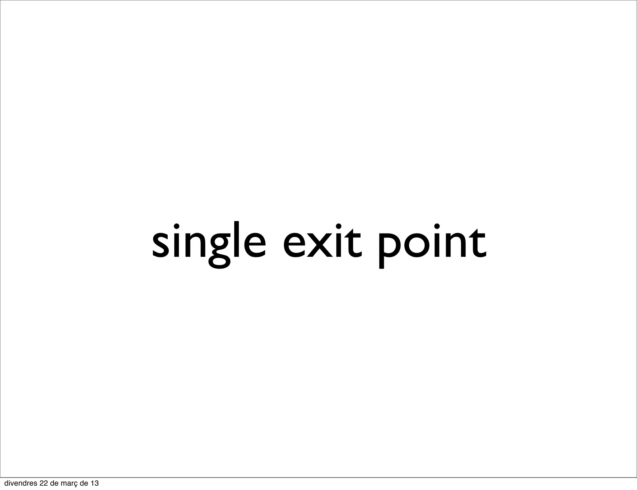 Iterate sequentially
 