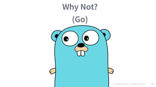 © 2016 Mesosphere, Inc. All Rights Reserved. 143
Why Not?
(Go)
 