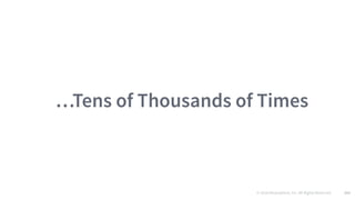 © 2016 Mesosphere, Inc. All Rights Reserved. 161
…Tens of Thousands of Times
 