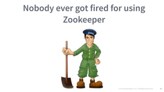 © 2016 Mesosphere, Inc. All Rights Reserved. 84
Nobody ever got fired for using
Zookeeper
 