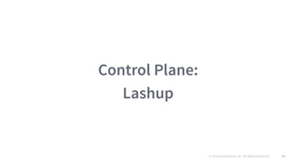 © 2016 Mesosphere, Inc. All Rights Reserved. 92
Control Plane:
Lashup
 