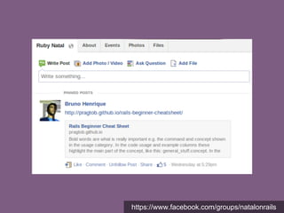 https://www.facebook.com/groups/natalonrails
 