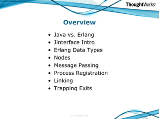 Integrating Erlang and Java | PPT