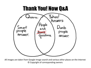 Thank You! Now Q&A
All images are taken from Google Image search and various other places on the Internet
© Copyright of corresponding owners
 