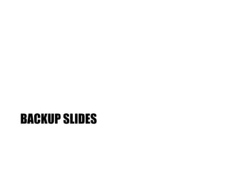 BACKUP SLIDES
 