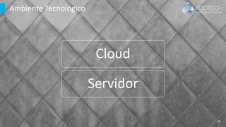 Ambiente Tecnológico
Cloud
Servidor
19
 