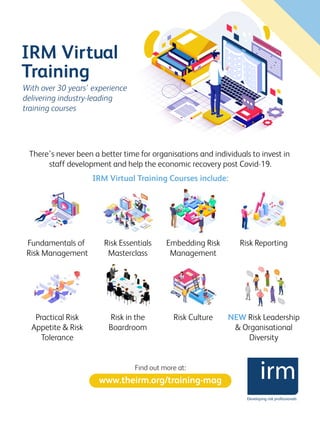 Enterprise risk magazine - IRM India Affiliate | PDF