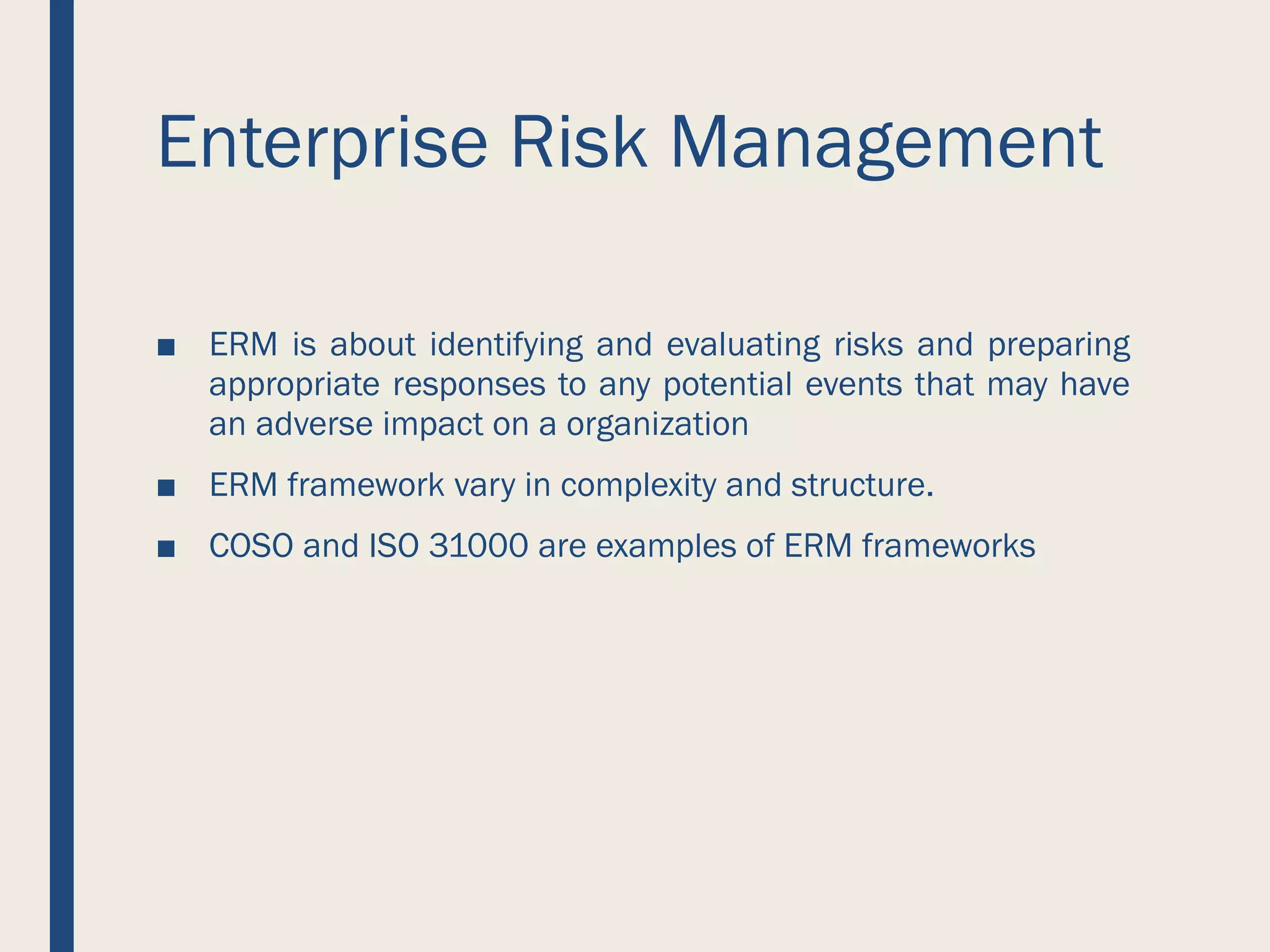 Basics Of ERM and BPMM | PPT