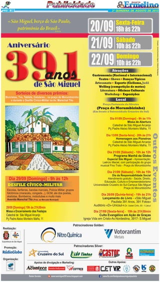 PÁG 8

2ª QUINZENA DE AGOSTO DE 2013

 