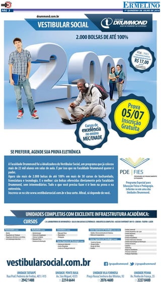 1a
quinzENA de JULHo DE 2014Pág 3
 