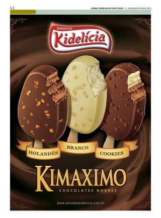 1 2 JORNAL ERMELINO & PONTE RASA - 2a
. QUINZENA DE MAIO 2015
 