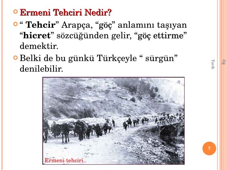 Ermeni sorunu nedir