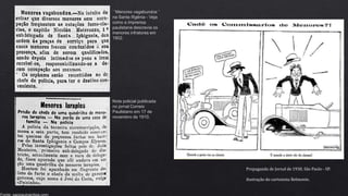 Propaganda de Jornal de 1930, São Paulo - SP.
ilustração do cartunista Belmonte.
``Menores vagabundos´´
na Santa Ifigênia - Veja
como a imprensa
paulistana descrevia os
menores infratores em
1902.
Nota policial publicada
no jornal Correio
Paulistano em 17 de
novembro de 1910.
 