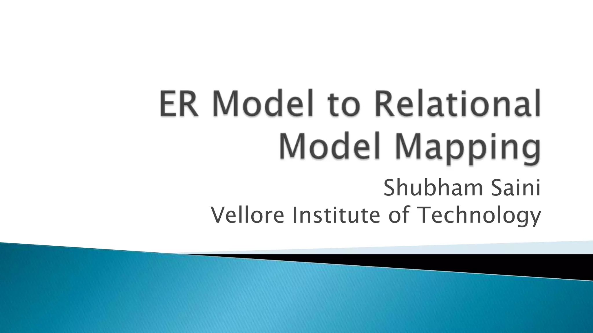 Shubham Saini
Vellore Institute of Technology
 