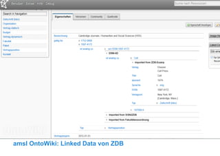 amsl OntoWiki: Linked Data von ZDB
 