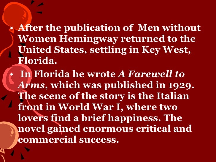an analysis of the lost generations in ernest hemingways in our time From almost the beginning of his writing career, hemingway's distinctive style occasioned a great deal of comment and controversy basically, his style is simpl. an analysis of the lost generations in ernest hemingways in our time From almost the beginning of his writing career, hemingway's distinctive style occasioned a great deal of comment and controversy basically, his style is simpl.