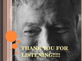 THANK YOU FOR LISTENING!!!!! 