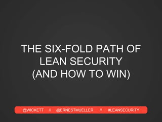 Lean Security | PPTX