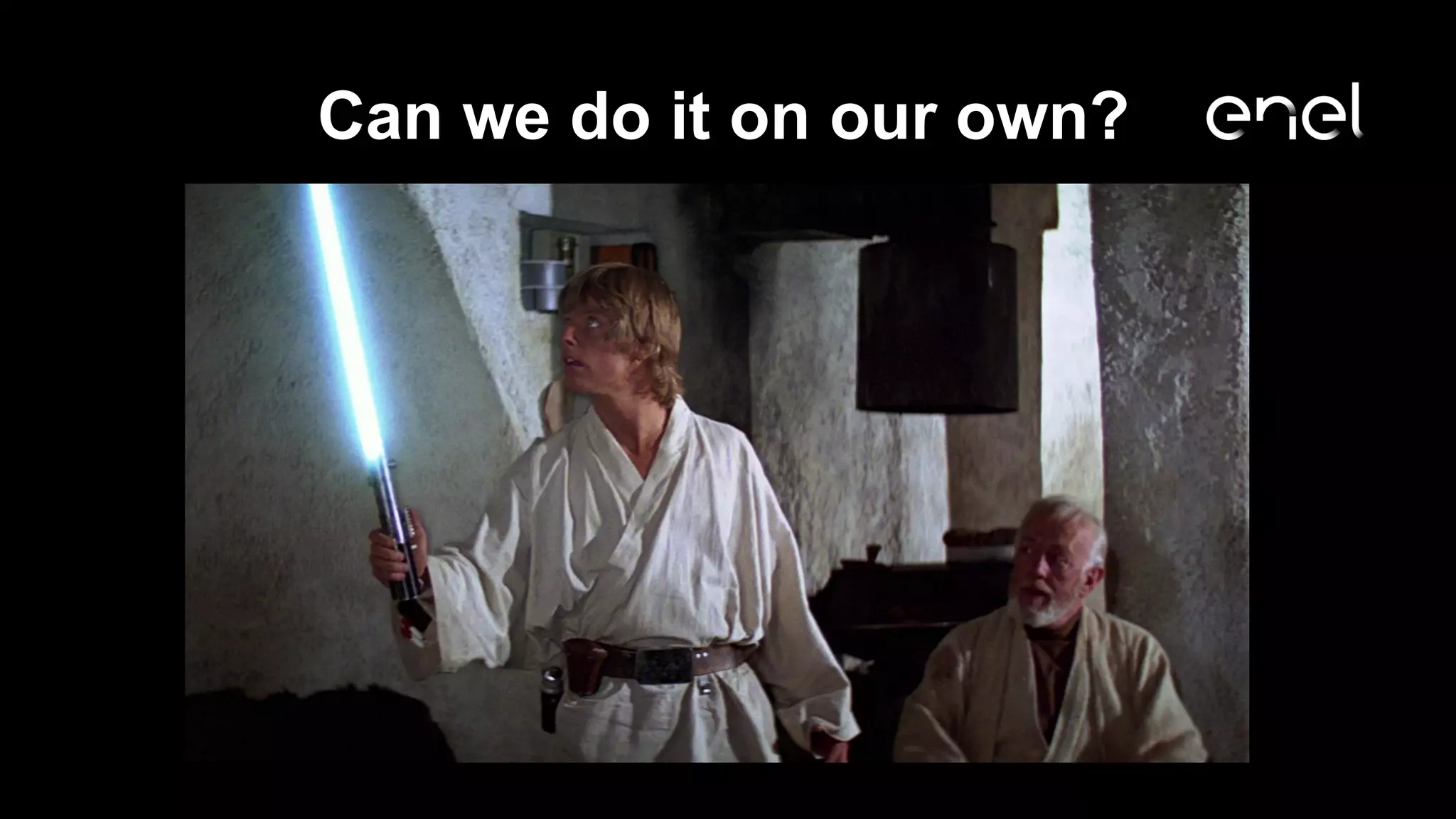 Can we do it on our own?
 