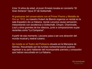 Ernesto Lecuona - Biografia | PPS
