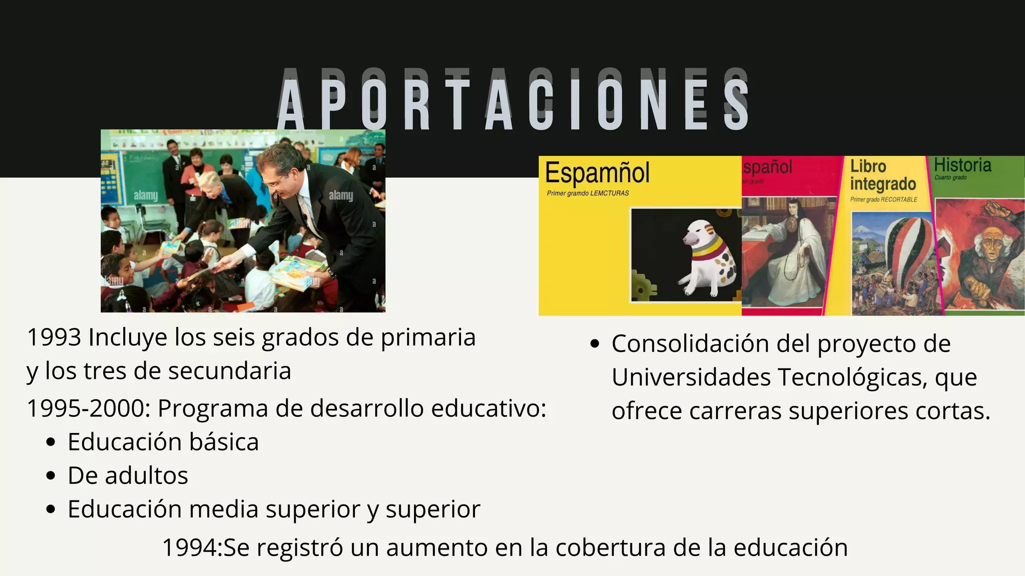 Aportes a la educación Ernesto Zedillo | PDF | Education