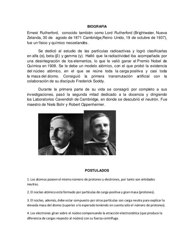 Ernest rutherford