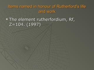 Ernest rutherford | PPT