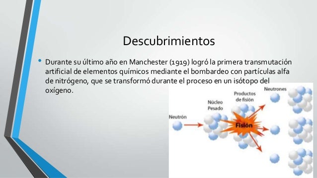 Ernest rutherford Descubrimientos