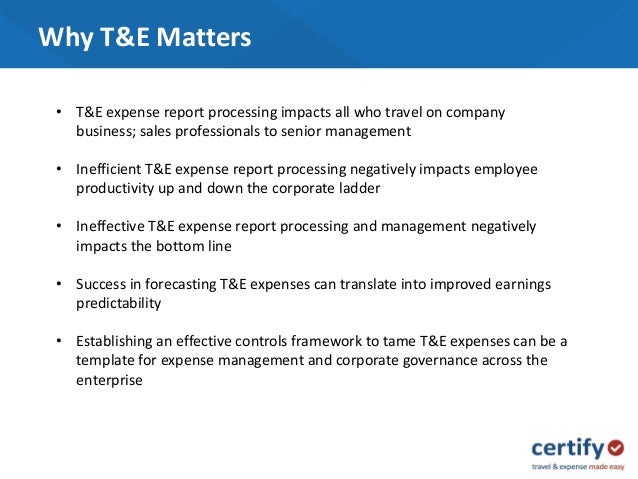 unlocking the strategic value of t e expense management