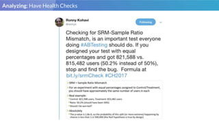 Analyzing: Have Health Checks
 