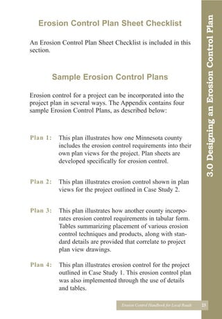 Erosion control-handbook-for-local-roads by us dept of highway | PDF