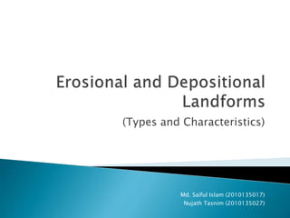 (Types and Characteristics) 
Md. Saiful Islam (2010135017) 
Nujath Tasnim (2010135027) 
 