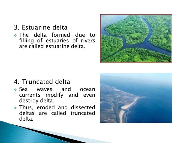 erosional and depositional landforms why do deltas form