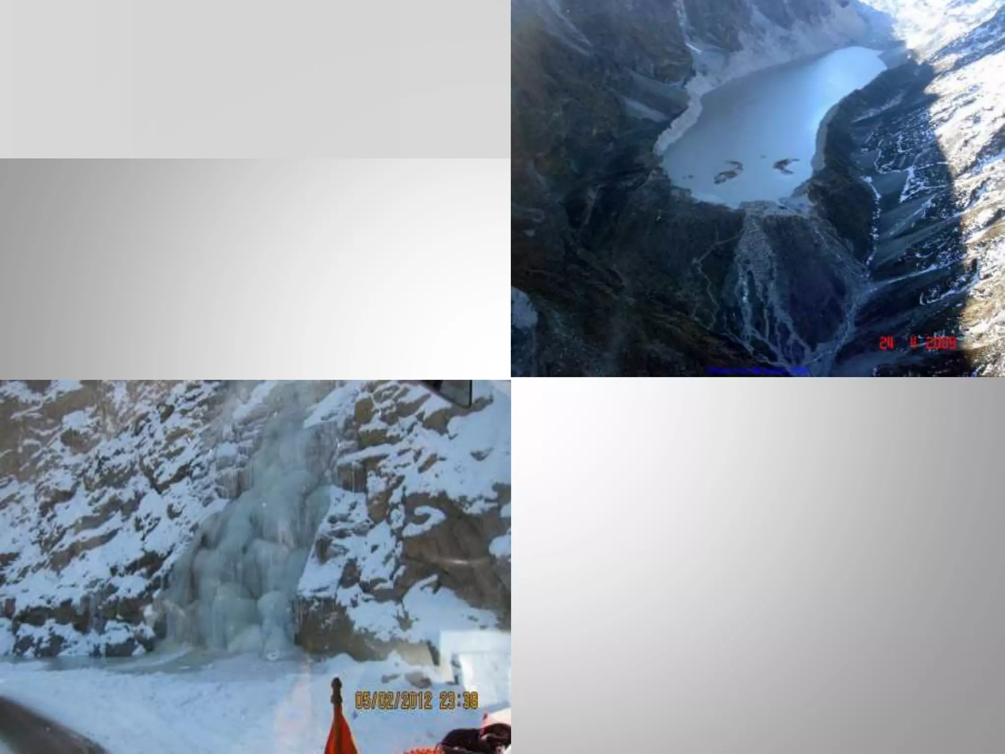 Erosional & depositional glacial landforms