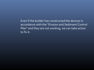 Erosion and Sedimentation Controls training | PPT