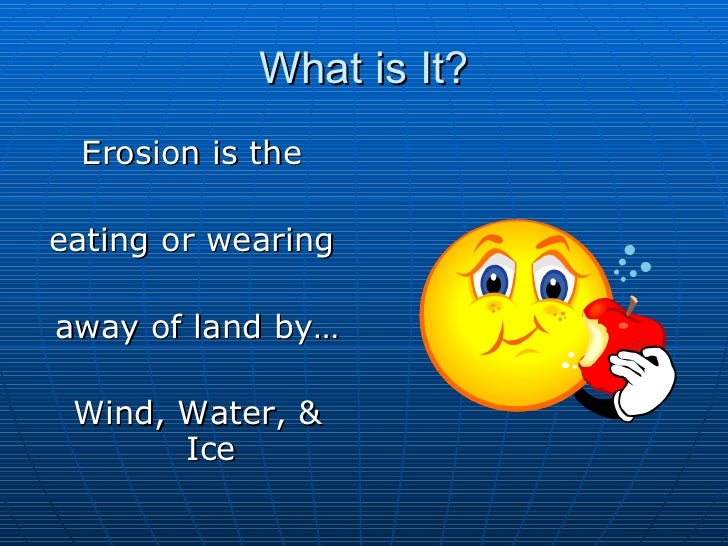 3 types of erosion