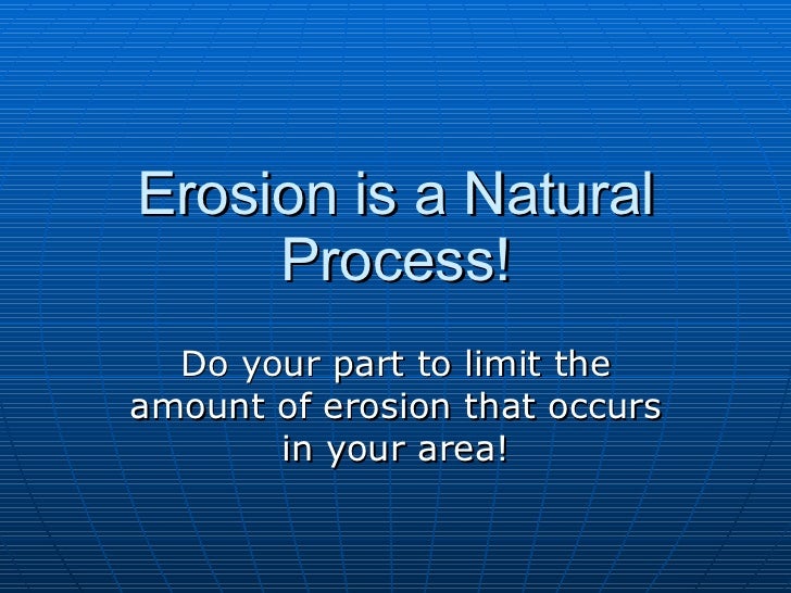 3 types of erosion