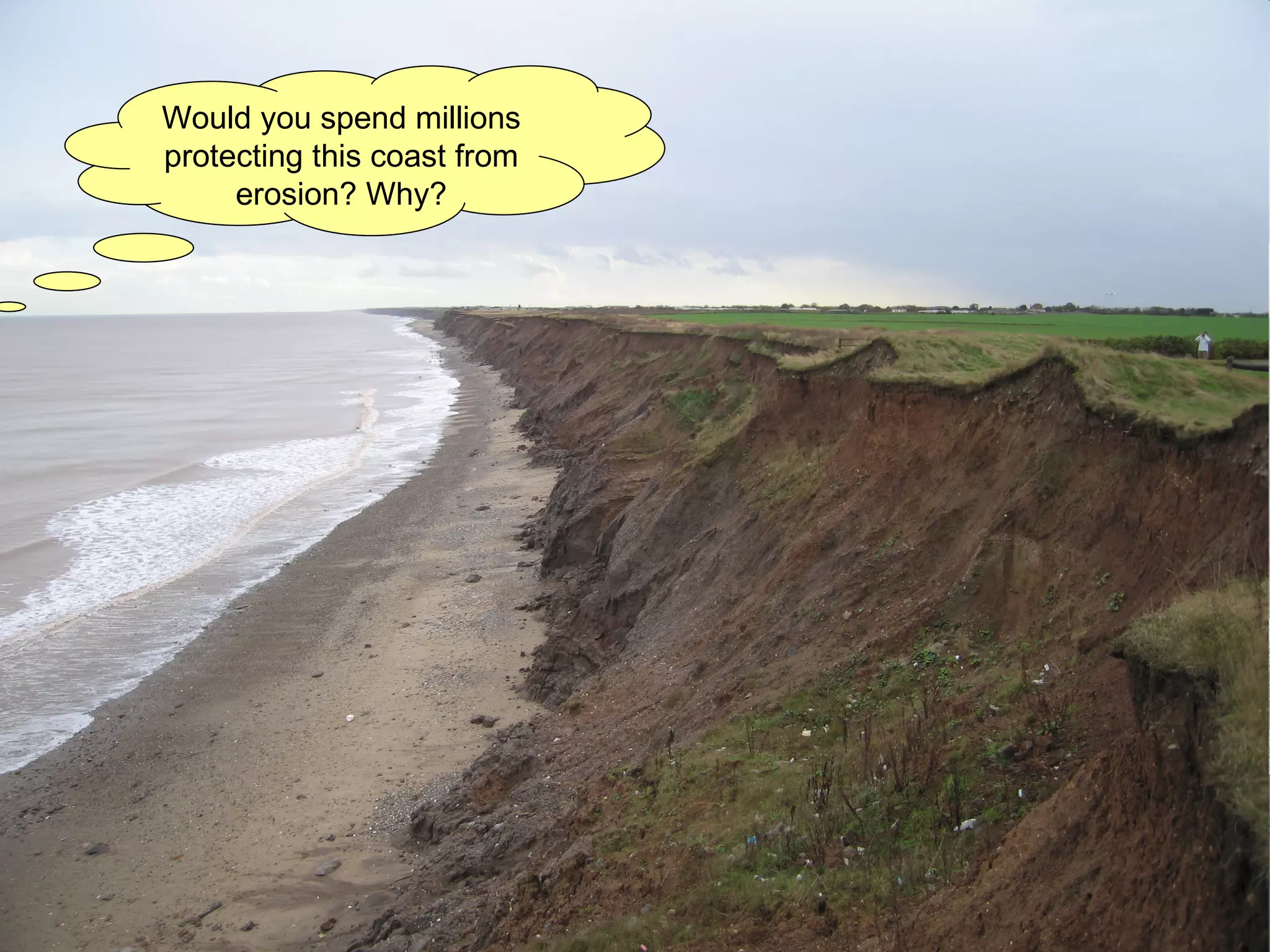 Would you spend millions protecting this coast from erosion? Why? 